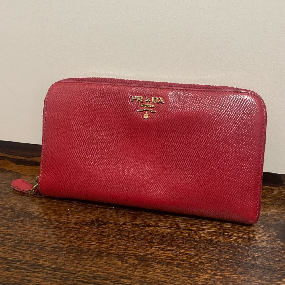 Red Prada Wallet